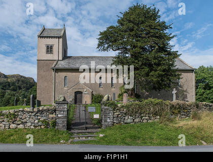 L'église de St Cuthbert Cumbria Kentmere Banque D'Images