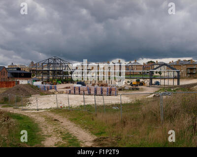 Nouveau bâtiment en cours de construction, Dorchester, Dorset, UK Banque D'Images