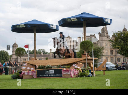 Stamford, Lincs, Royaume-Uni. 5 Septembre, 2015. La Land Rover Burghley Horse Trials 2015 Crédit : Stephen Bartholomew/Alamy Live News Banque D'Images