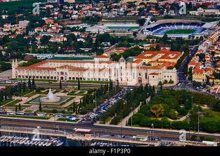 Portugal, Lisbonne, Mosteiro dos Jeronimos, monastère des Hiéronymites Banque D'Images