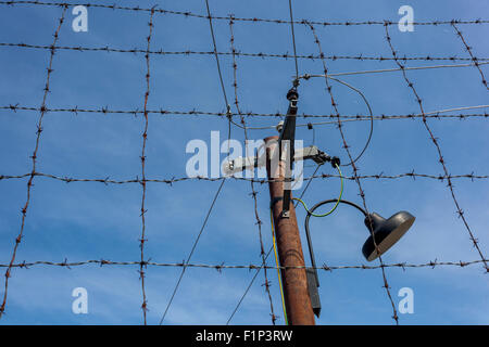 Vojna Memorial, Musée des victimes du communisme, près de Pribram, République Tchèque, Europe Banque D'Images