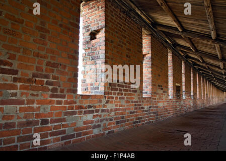 À l'intérieur de mur à Nizhny Novgorod Kremlin. La Russie Banque D'Images