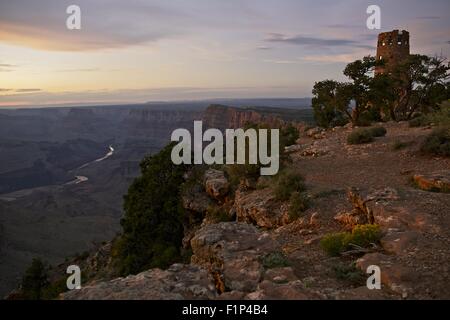 Tour à Grand Canyon, Arizona USA. Desert View. Arizona Collection de Photos. Banque D'Images