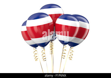 Costa Rica les ballons de fête patriotique, concept Banque D'Images