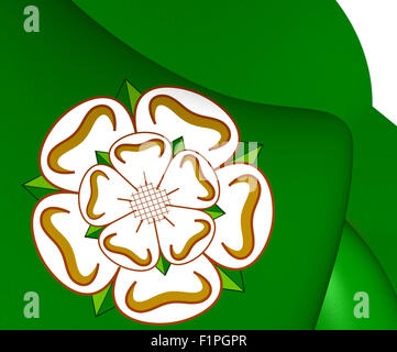 Pavillon de North Yorkshire, Angleterre. Close Up. Banque D'Images
