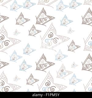 Modèle transparent avec des flèches dessinées à la main. Vector illustration Illustration de Vecteur