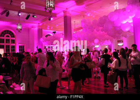 Sydney, Australie. 3 septembre 2015. Vogue fashion's Night Out à Sydney : David Jones JTOne après partie. Banque D'Images