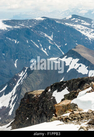 Le Kebnekaise mountain range. Banque D'Images