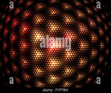 Abstract background fractale de triangles composé de triangles. Il ressemble à un rayon de miel. Banque D'Images