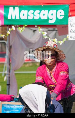 Poole, Dorset, UK. 6 Septembre, 2015. Poole Festival thaïlandais s'est imposé comme l'un des plus populaires du Festival thaïlandais dans le pays Crédit : Carolyn Jenkins/Alamy Live News Banque D'Images