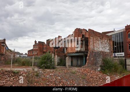 Vestiges de l'école St Paul bâtiment abandonné avenir site campus pour l'université de Birmingham UK Banque D'Images