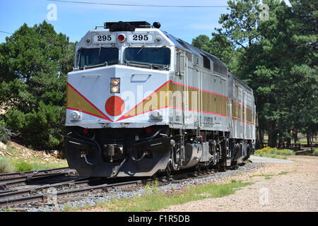 Locomotive diesel américain des années 50 Banque D'Images