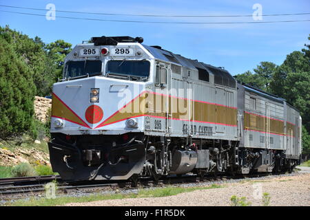 Locomotive diesel américain des années 50 Banque D'Images