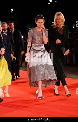 Venise, Italie. Sep 6, 2015. Kristen Stewart.equals premiere.72e Festival du Film de Venise.Venise, Italie.5 septembre 2015. Credit : Roger Harvey/Globe Photos/ZUMA/Alamy Fil Live News Banque D'Images