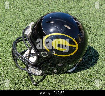 USA Berkeley CA. 05 Sep, 2015. Grambling State casque lors d'un match de football de la NCAA entre Grambling State Tigers et le California Golden Bears 14-73 perdu au Memorial Stadium Berkeley Californie Thurman James/CSM/Alamy Live News Banque D'Images