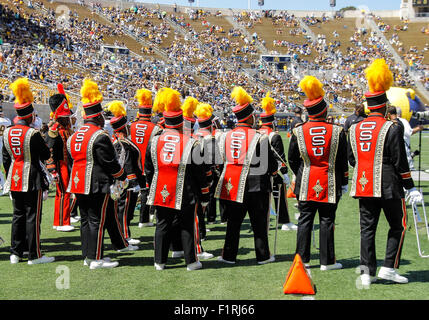 USA Berkeley CA. 05 Sep, 2015. Grambling State Band au cours de la NCAA Football match entre l'État et la Grambling Tigers California Golden Bears 14-73 perdu au Memorial Stadium Berkeley Californie Thurman James/CSM/Alamy Live News Banque D'Images