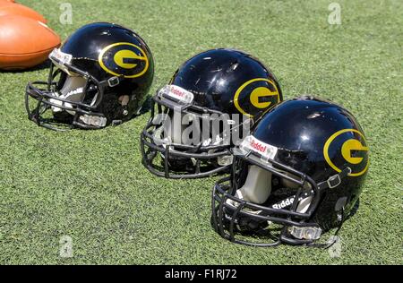 USA Berkeley CA. 05 Sep, 2015. Grambling State casque lors d'un match de football de la NCAA entre Grambling State Tigers et le California Golden Bears 14-73 perdu au Memorial Stadium Berkeley Californie Thurman James/CSM/Alamy Live News Banque D'Images