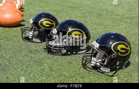 USA Berkeley CA. 05 Sep, 2015. Grambling State casque lors d'un match de football de la NCAA entre Grambling State Tigers et le California Golden Bears 14-73 perdu au Memorial Stadium Berkeley Californie Thurman James/CSM/Alamy Live News Banque D'Images