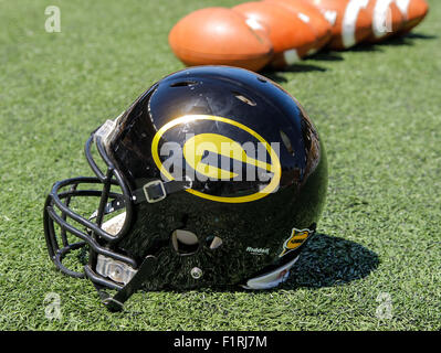 USA Berkeley CA. 05 Sep, 2015. Grambling State casque lors d'un match de football de la NCAA entre Grambling State Tigers et le California Golden Bears 14-73 perdu au Memorial Stadium Berkeley Californie Thurman James/CSM/Alamy Live News Banque D'Images