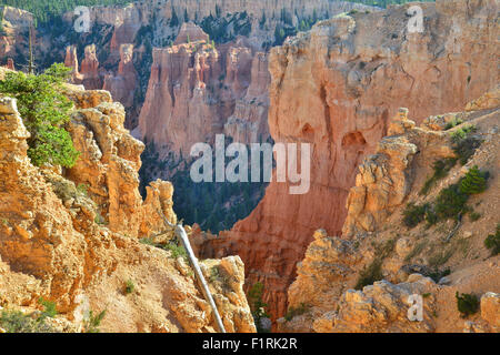 Avis de Paria Canyon de paria oublier dans le Parc National de Bryce Canyon dans le sud-ouest de l'Utah Banque D'Images