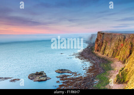 Colline de Crogodale près de Duncansby Head, John O'Groats, Highland, en Écosse. Banque D'Images