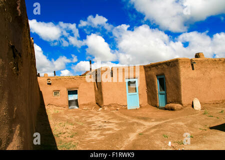 Taos Pueblo au Nouveau Mexique, USA Banque D'Images