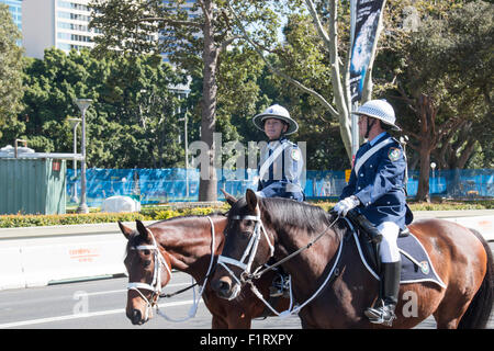 Sydney, Australie. 7 Septembre, 2015. Entraîneur de chevaux de course Champion Bart Cummings a été farewelled lors des funérailles d'État. Bart est décédé à l'âge de 87 ans le 30 août, deux jours après avoir célébré son 61e anniversaire de mariage. Les responsables politiques locaux et les dignitaires ont assisté aux funérailles dont Bob Hawke, ancien Premier Ministre. Modèle : crédit10/Alamy Live News Banque D'Images