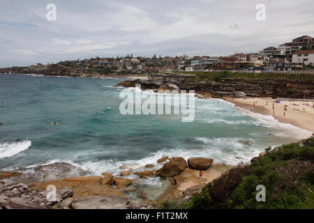 Sentier du littoral de la plage de Bondi à Bronte et Congee, Sydney, Nouvelle-Galles du Sud, Australie, Pacifique Banque D'Images