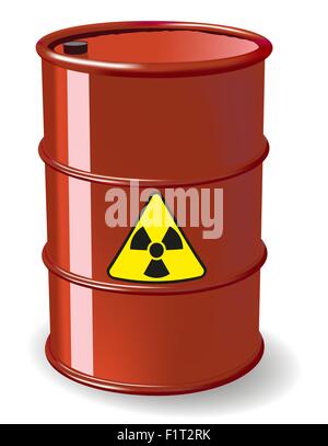 Baril rouge Illustration de Vecteur