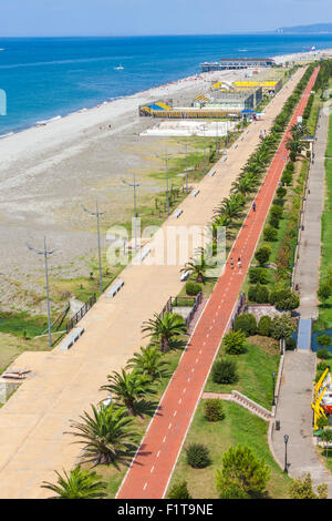 Front de mer de Batumi, Géorgie Banque D'Images