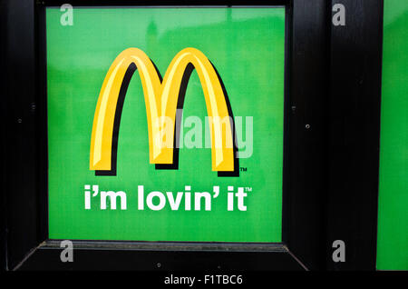 Logo de McDonald ' s Banque D'Images