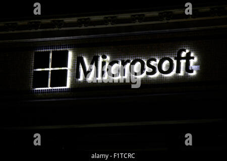 Markenname : 'Microsoft', novembre 2013, Berlin. Banque D'Images