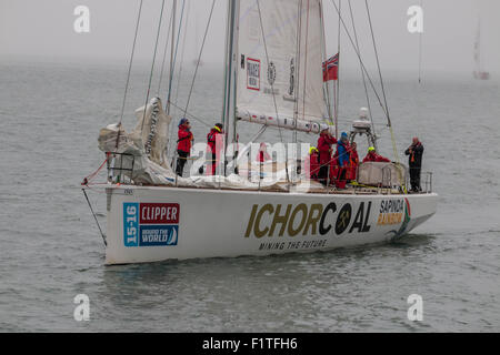 PIC DE FICHIER : Southend, Essex, Royaume-Uni. 31 août, 2015. IchorCoal annonce sa décision de reprendre l'équipe racing Crédit : Darren Attersley/Alamy Live News Banque D'Images