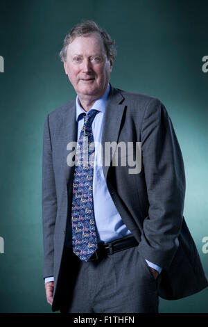 Ferdinand Mount, est un écrivain et romancier britannique, à l'Edinburgh International Book Festival 2015. Edimbourg, Ecosse. 19 août 2015 Banque D'Images