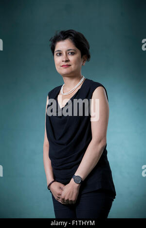 "Sharmishta hami' Chakrabarti, CBE, le directeur de la liberté, à l'Edinburgh International Book Festival 2015. Edimbourg, Ecosse. 19 août 2015 Banque D'Images