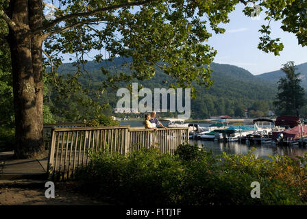 Lake Lure Caroline du Nord USA Banque D'Images