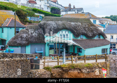 Beachcomber café Hope Cove, Kingsbridge, Devon, Angleterre, Royaume-Uni. Banque D'Images