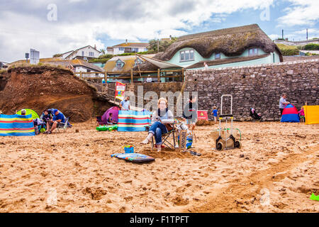 L'Hope Cove Beach dans le Devon, Angleterre, Royaume-Uni. Banque D'Images