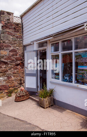 Hope Cove gallery, Hope Cove, South Devon, Angleterre, Royaume-Uni. Banque D'Images