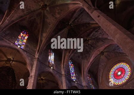 Cathédrale de Palma de Mallorca Banque D'Images