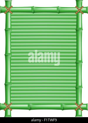 Cadre fait de bambou vector illustration Illustration de Vecteur