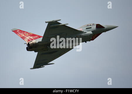 Eurofighter Typhoon célèbre 100 ans Royal Air Force Banque D'Images