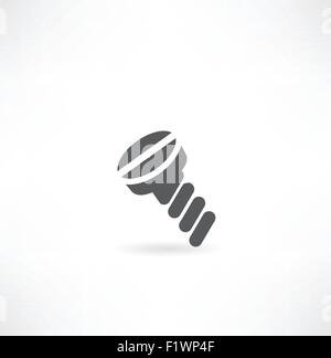 Icône vecteur vis Illustration de Vecteur