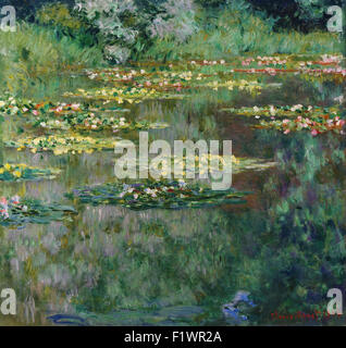 - Claude Monet Water Lilies 33 Banque D'Images