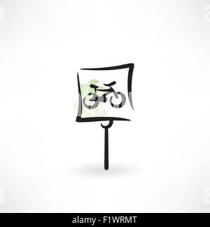 icône de bicyclette Illustration de Vecteur