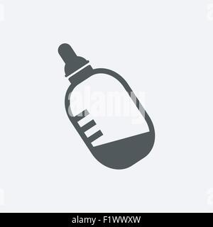 L'icône de biberon Illustration de Vecteur