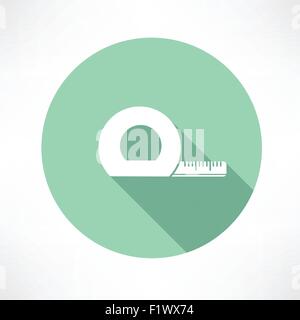 La roulette construction icone. Télévision modern style vector illustration Illustration de Vecteur