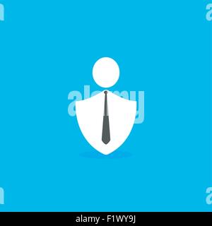 L'icône de l'homme dans l'égalité Illustration de Vecteur