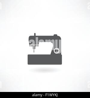 Machine à coudre Illustration de Vecteur