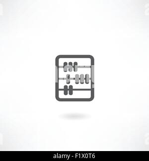 icône de l’abaque Illustration de Vecteur